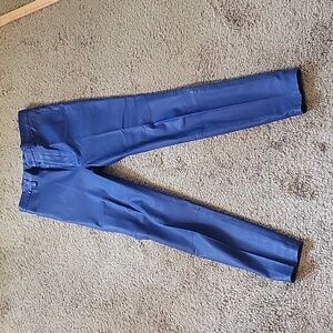 Ladies UNRAVEL Blue Leather Pants Size 29